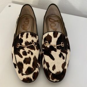 Cow hair loafers